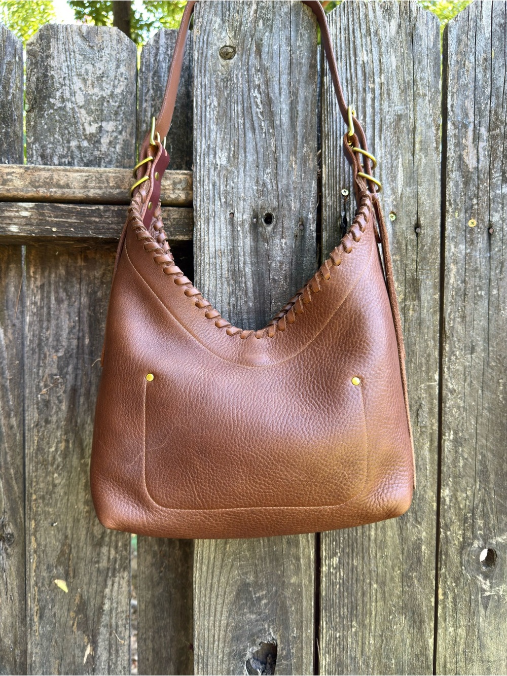HH Dry Goods Artisan Made Mora Shoulder Bag in Limited Edition Walnut Leather - Picture 4 of 10